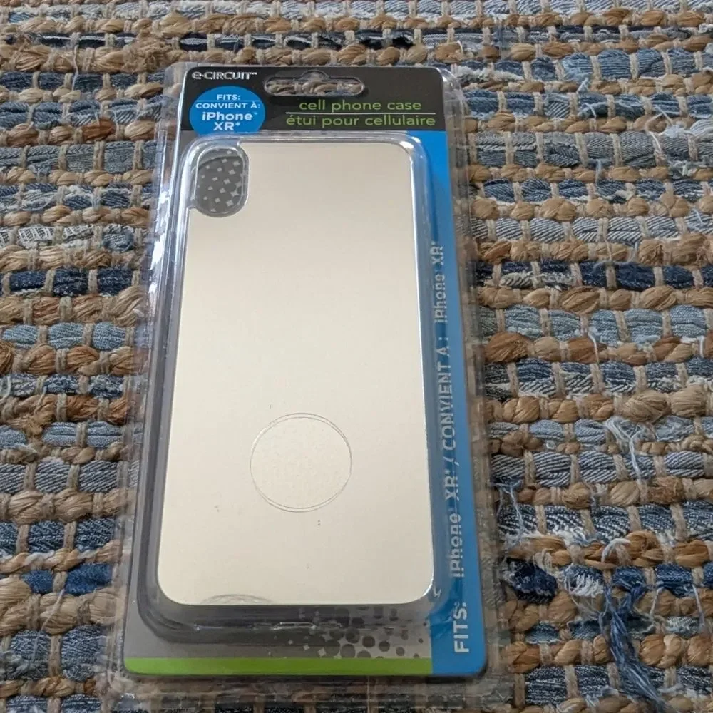 E-circuit iPhone XR White Cell Phone Case with Kickstand NITB